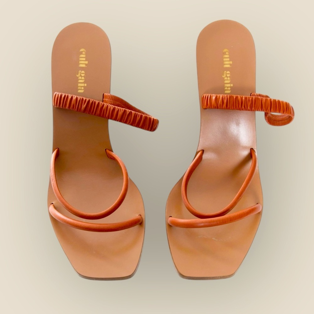 Cult Gaia | Kaia Leather Heel Sandals | Size 37.5